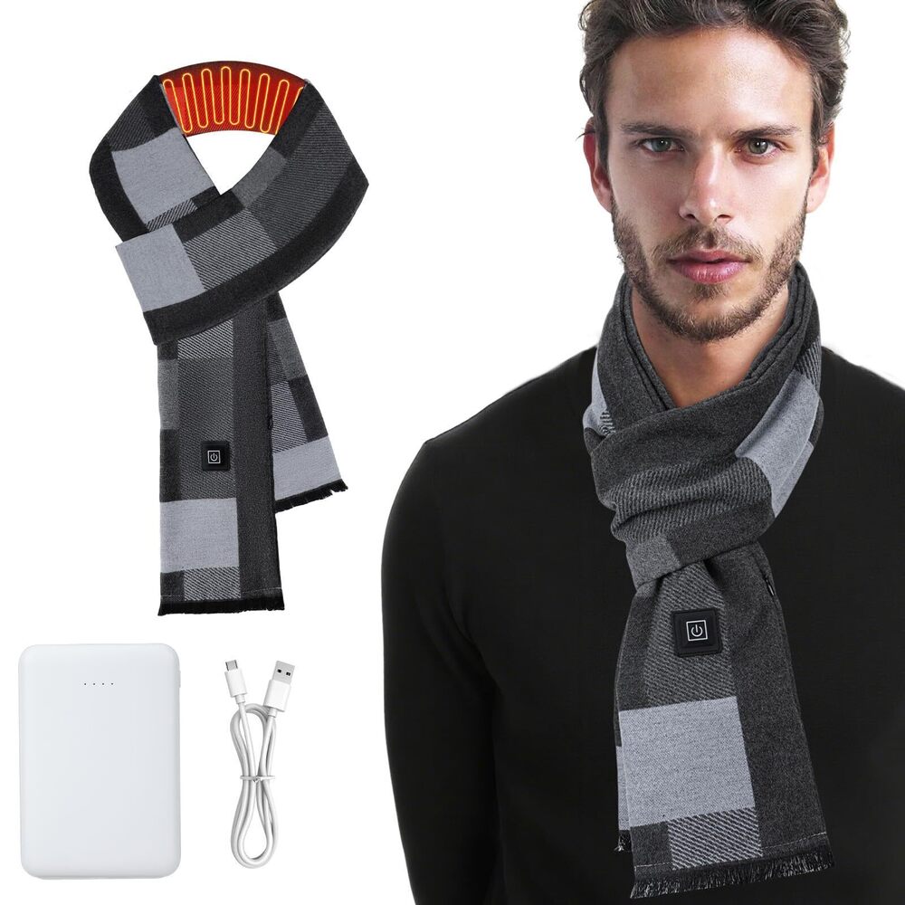 4677 Heated Scarf , Neck Heat Pad with 5000mAh Battery, 3 Levels